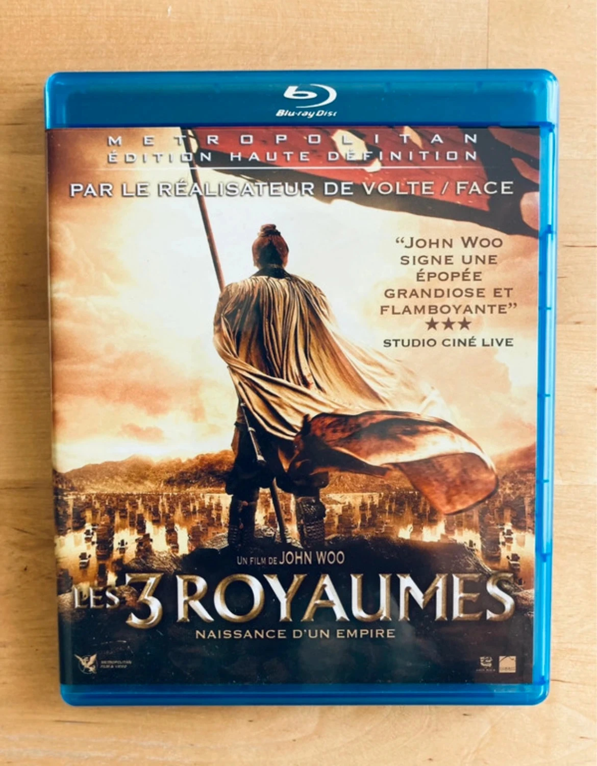 Blu-ray Les 3 Royaumes de John Woo.